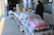Gorzów: Ciężarówka pełna sprzętu medycznego wyruszyła do szpitala na Ukrainie [zdjęcia]