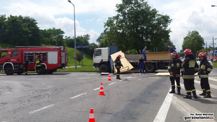 Fotoreportaż Wypadek na rondzie Gdańskim