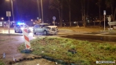 Rozpędzony mercedes wjechał w BMW. Potrącony nastolatek [zdjęcia]