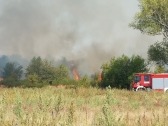 Pożar na gorzowskim poligonie [zdjęcia]