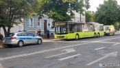 Potrącenie kobiety przez autobus MZK