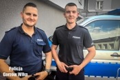 88-latka wzywała pomocy. Policjanci dotarli do niej przez balkon na 6 piętrze