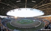 Nowe oświetlenie murawy i banda na stadionie żużlowym