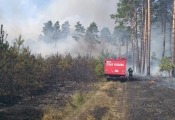 Pożar lasu pod Gorzowem. Trwa akcja gaśnicza