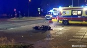 Motocyklista roztrzaskał się o forda [film i zdjęcia]