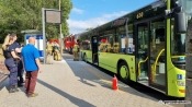 Gorzów: Pożar autobusu MZK. Zapaliło się tyle koło