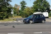 Zderzenie mazdy i BMW. Doszło do wymuszenia pierwszeństwa [zdjęcia]