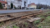 Trwają prace przy torowisku. Skrócona trasa tramwajów [zdjęcia]