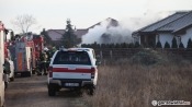 Pożar samochodu elektrycznego w garażu