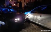 Gorzów: Pijany kierowca toyoty rozbił kilka aut i uciekł pieszo [zdjęcia]