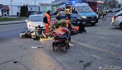 Wypadek w Gorzowie. Kierująca taksówką uderzyła w motocyklistę