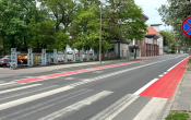 Drogi eksperyment na Dąbrowskiego? Wiemy, ile kosztowało malowanie i likwidacja oznakowania