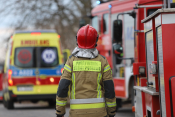 Strażacy uratowali życie kobiecie w ciąży