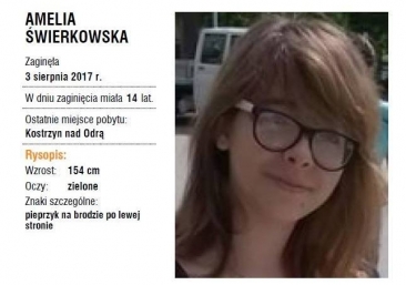 14-letnia Amelia zaginęła na Przystanku Woodstock