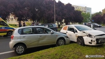 Zderzenie czterech aut na Czereśniowej [zdjęcia]