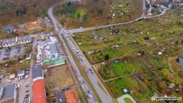 Żwirowa nieprzejezdna od strony Chwalęcic