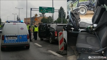 Pijany kierowca nissana uciekał ulicami Gorzowa. W aucie miał puste butelki po alkoholu