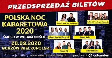 Polska Noc Kabaretowa 2020 w Gorzowie