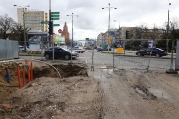 Będą utrudnienia w centrum. Wykonawca przygotowuje skrzyżowanie do przebudowy