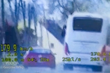 Pędził fordem mustangiem 178 km/h przez miejscowość. Kierowca nie miał uprawnień, a auto przeglądu