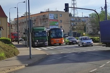 Poranny kocioł w Gorzowie. Zawinił zepsuty autobus