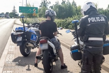 Pędził motocyklem 100 km/h przez ul. Kobylogórską