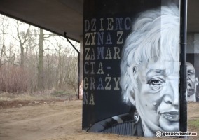 Grażyna Wojciechowska ma swój mural. Będzie też ławeczka i skwer jej imienia?