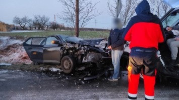 Zderzenie czterech aut w Wawrowie [zdjęcia]