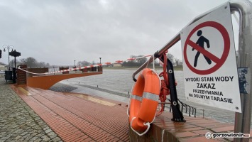 Gorzów: Dolny taras na bulwarze został zamknięty [zdjęcia]