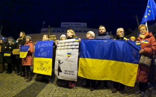 Mieszkańcy Gorzowa solidaryzują się z Ukrainą