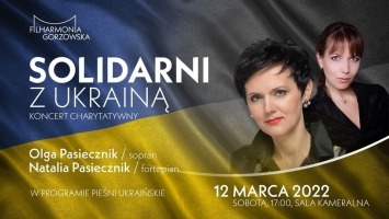 Filharmonia zaprasza na koncert Solidarni z Ukrainą