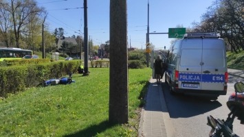 Wypadek z udziałem pijanego motocyklisty. Pasażerką była 10-latka