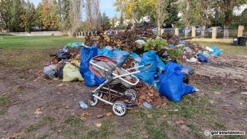 Cmentarz Świętokrzyski tonie w śmieciach [zdjęcia]