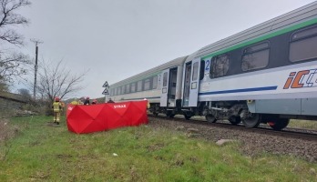 Śmiertelne potrącenie mężczyzny przez pociąg [zdjęcia]