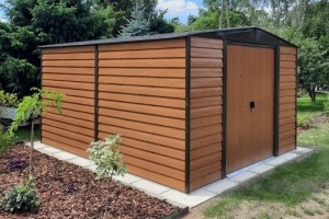 Metalowe domki ogrodowe - sprawdzamy czy warto