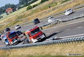 Zderzenie dwóch aut na S3. Droga w kierunku Gorzowa zablokowana