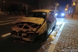 Podpalenia samochodów w Gorzowie. Policjanci zatrzymali mężczyznę