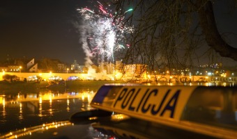 Pożary śmietników i pijani kierowcy. Podsumowanie sylwestrowej nocy