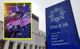 Spanikował za kierownicą! 19-latek uciekł rozbitym autem