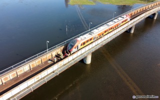 Gorzów: Mężczyzna leżał na torach, został potrącony przez szynobus