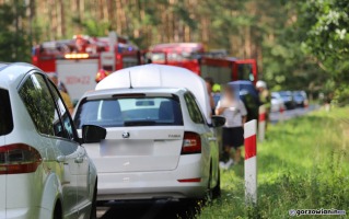 Zderzenie dwóch osobówek na drodze z Gorzowa do Barlinka