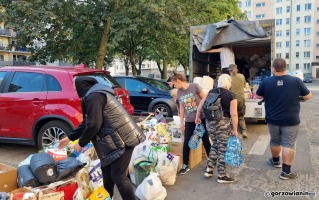 Trwa zbiórka dla powodzian. Gorzowianie świetnie się spisują