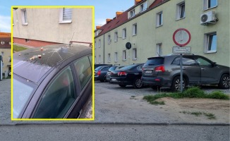 Osiedlowy szeryf znów w akcji. Obrzucił zaparkowane auto jajkami