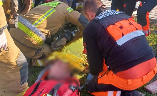 O krok od tragedii na działkach. Mężczyzna zatruł się gazem ulatniającym z butli