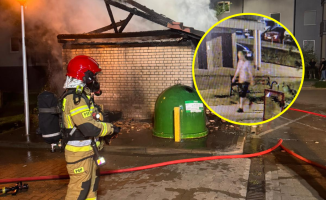 Gorzów: Kto podpalił wiatę i auto przy Madryckiej? Policja publikuje nagranie