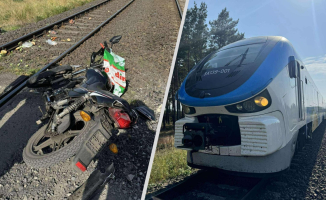Wypadek w Białczu: Pociąg potrącił motocyklistę na przejeździe kolejowym
