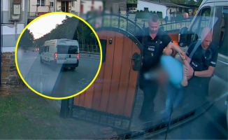 37-latek z zakazem prowadzenia zatrzymany po pościgu. Jechał kradzionym kamperem