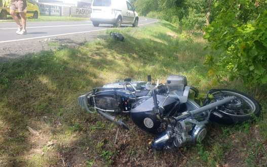 Tragiczny finał wypadku koło Gorzowa. Motocyklista zmarł w szpitalu