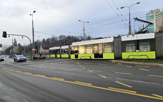 Tramwaje tylko do ronda Santockiego. Linia 4 zawieszona nawet na rok