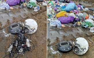 Pożar śmieciarki w Gorzowie. Zapaliły się dwa roboty sprzątające